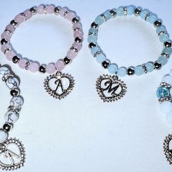 handmade initial bracelets 