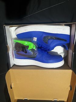 Limited Edition Nike  Air Force 1 Removable Swoosh Pack Racer Blue