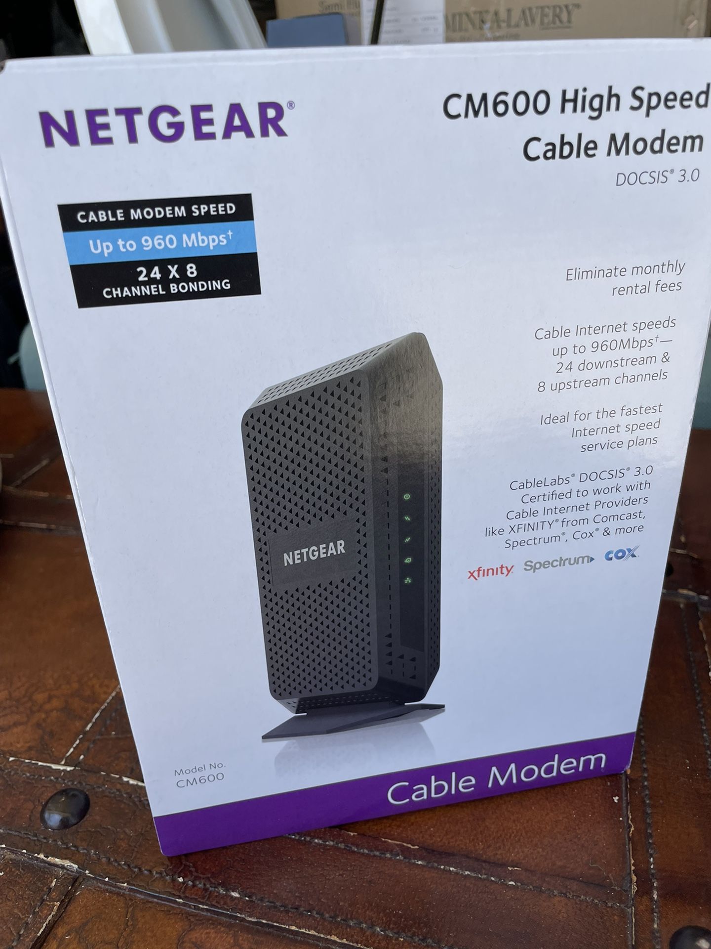 Netgear CM600 Cable High-Speed Modem Computer