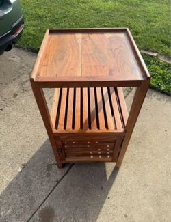 Wood Accent Cabinet