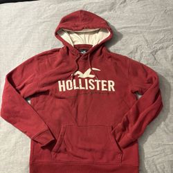 Red hollister hoodie