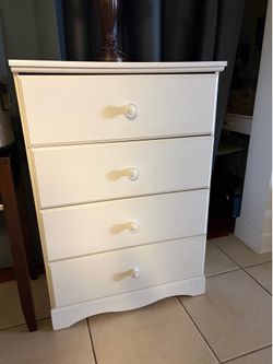 White dresser