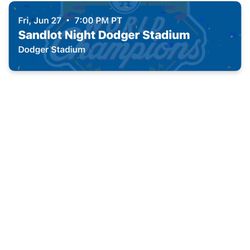 Dodgers Sandlot Night Movie 