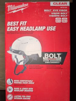 Milwaukee
BOLT Clear Dual Coat Lens Eye Visor
