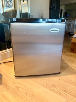 Chefmate Mini Fridge Stainless Steel