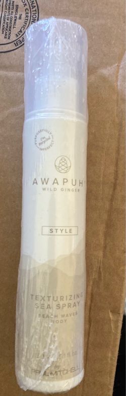 Awapuhi Wild Ginger by Paul Mitchell Texturizing Sea Spray, Creates Beach Waves, Adds Body, For All Hair Types, 5.1 fl. oz.
