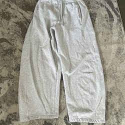 Garage Light Gray Ultra fleece Barrel Leg Sweatpants Size Medium