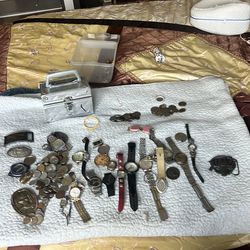 Monedas Antique y relojes