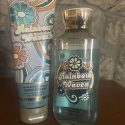 Bath And Body Works Rainbow Waves Set