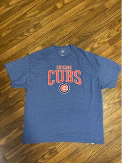 MLB Chicago Cubs Raised Front Print Short Sleeve Mens Tee * 2XL