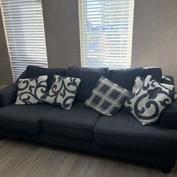 Three sofas - three seater with trundle, love seat and two seater