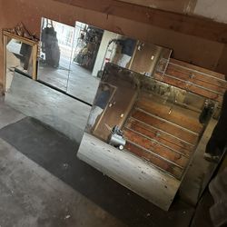 Espejos Y Juego De Ornos Con La Estufa En Bien Estado 