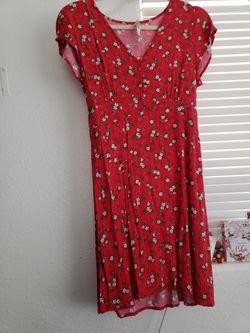 Red dress