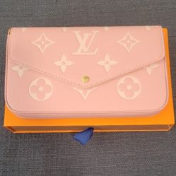 Pink/White Pochette Bag