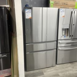 LG 4-Door Stainless Steel Refrigerator Brand New Scratch And Dent 🚨Discount save Huge🚨