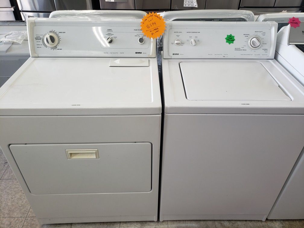 Kenmore Washer And Dryer Refurbished Set