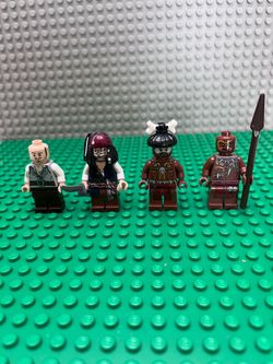 Lego pirates of the Caribbean minifigures lot of 4