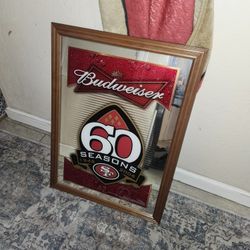 Vintage 49ers Mirror 60 Years 