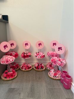 barbie centerpieces / barbie box