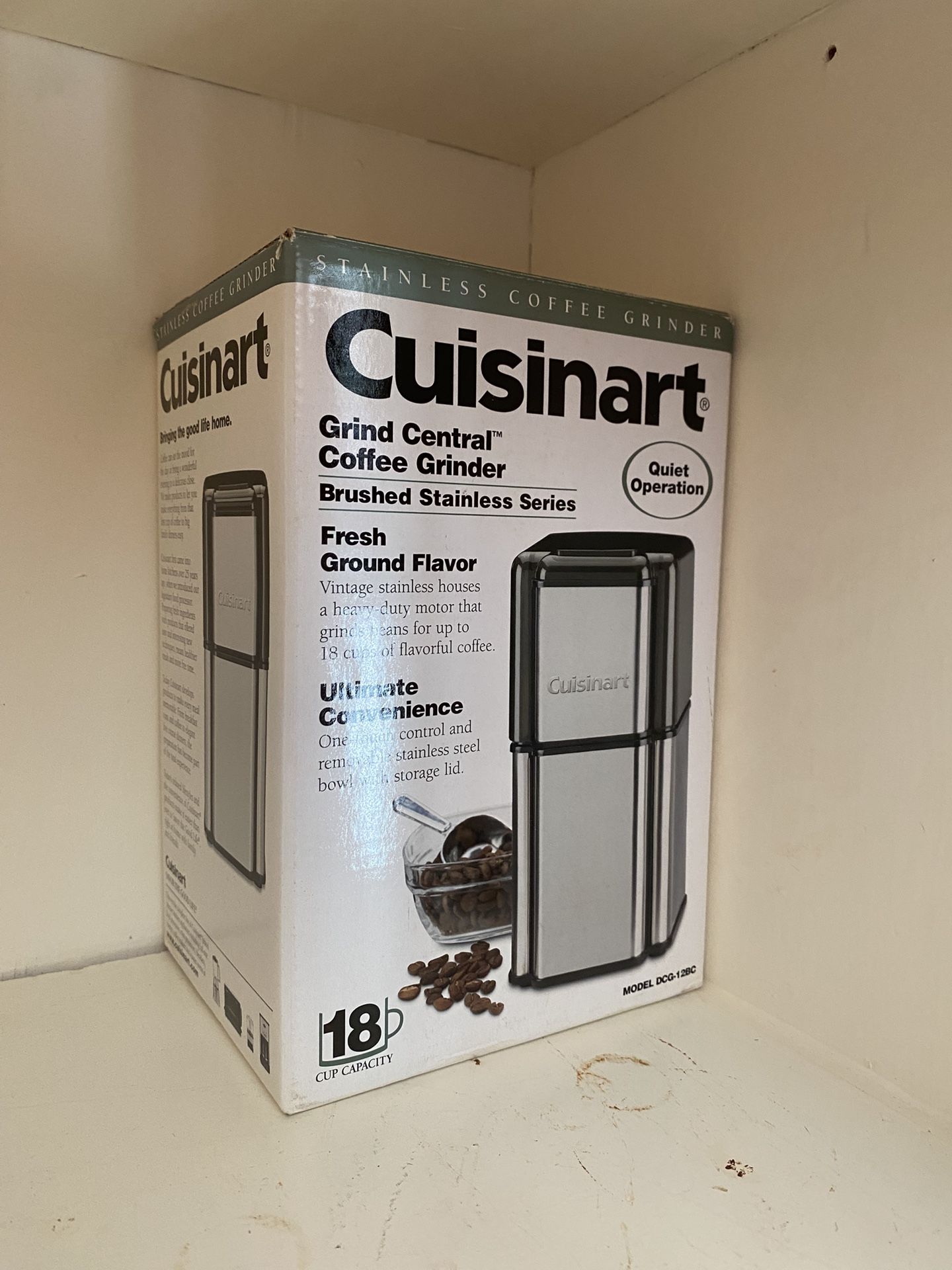 Cuisinart Coffee Grinder 18 cup capacity