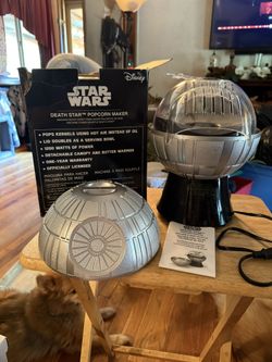 Star Wars Death Star Popcorn Maker - Hot Air Style w/ Serving Bowl 