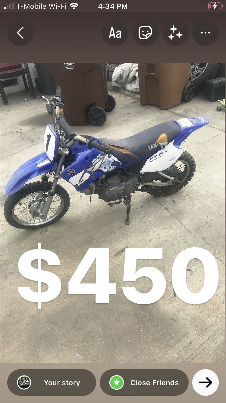 2004 YAMAHA TTR 90