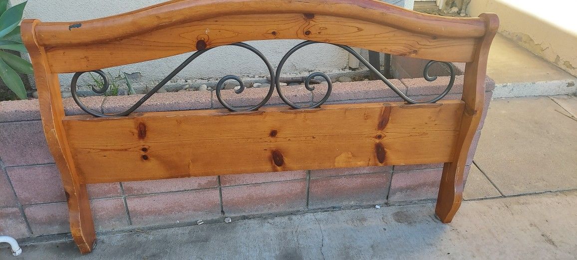 Free Head Board with Box Spring..good Condition just Doing Some Spring Cleaning