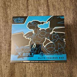 Pokemon black bolt etb pokemkn center exclusive