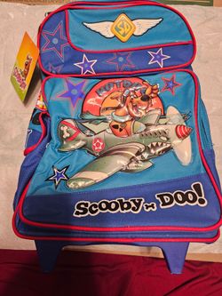 Scooby-Doo backpack w/wheels