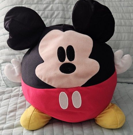 Disney - Mickey Mouse Round Squishy Microbead Plush Stuffed Ball