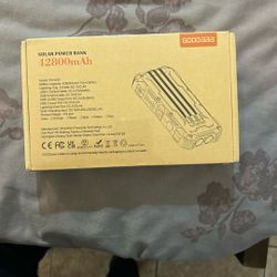 SOLAR POWER BANK 42800mah