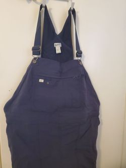 Duluth Trading navy overalls size 3x 31 inseam