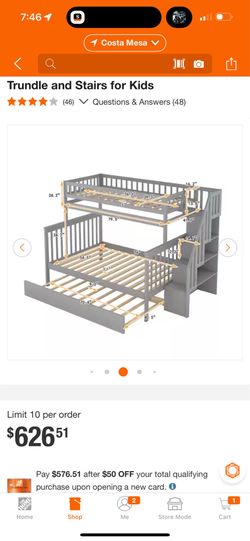 Bunk bed for sale