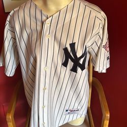 Alphonso Soriano 2003 Home Yankee Jersey. 100 Year Anniversary