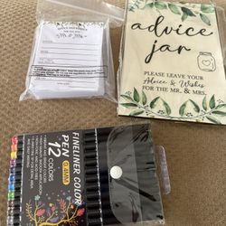 Advice Jar For Wedding 