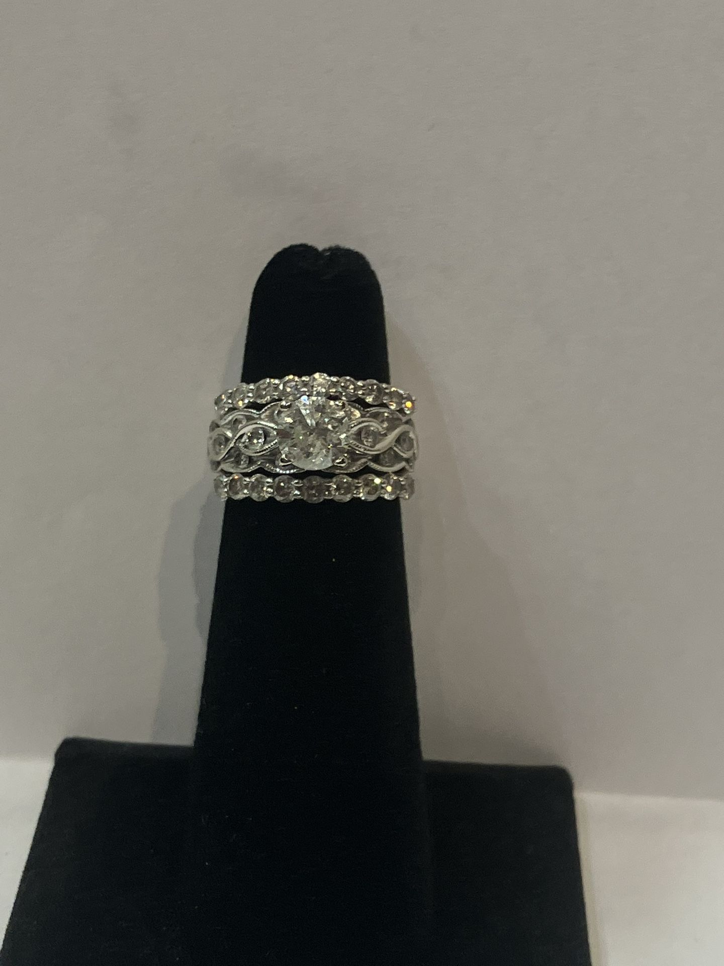 14k Gold Engagement Ring Set #109864-1 MJ