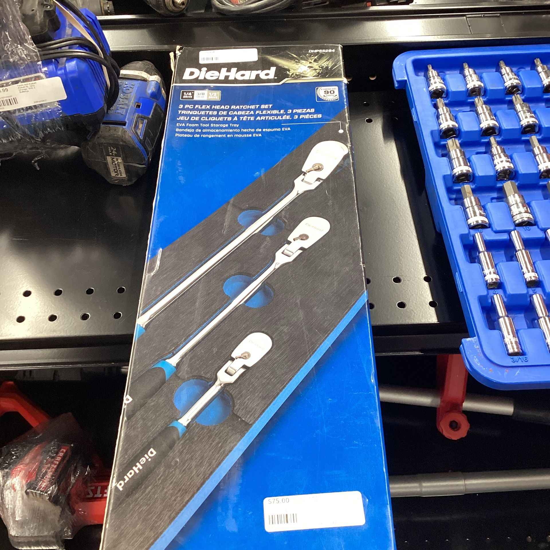 Die Hard 3 Piece Flex Head Ratchet Set