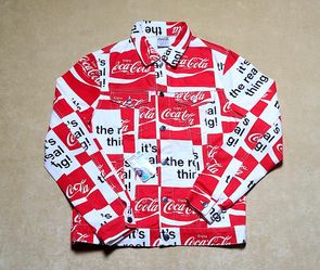 Jean jacket coke a cola 90's wrangler rare promotional memorabilia