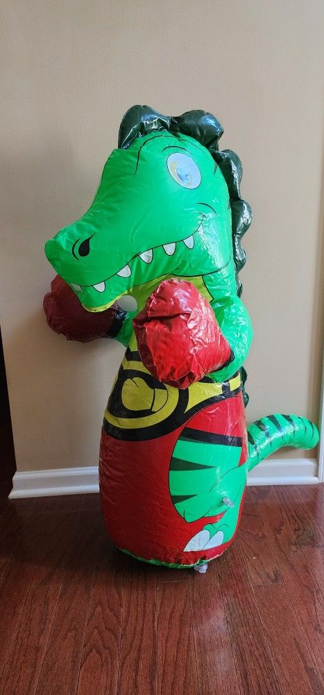 inflatable kids dinasour punching bag