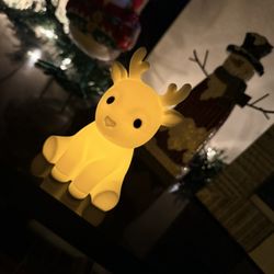 Kids Night Light, Lamp, Reindeer Toy Decorating