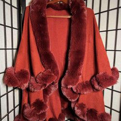 Burgundy Shawl 
