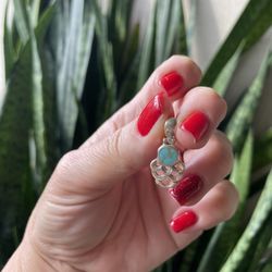 Turquoise Sterling Silver Pendant