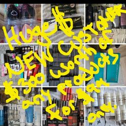 Huge Sales- BRAND NEW MAKEUP, HAIR, AND SKIN CARE PRODUCTS 300 FOR 99