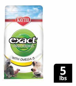Kaytee Exact Hand Feeding Formula Baby Bird Food for Baby Birds, 5 Pounds Kaytee bird seed, Baby bird formula, bird food parakeet, cockatiel bird food