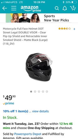 Mmg motorcycle helmet small