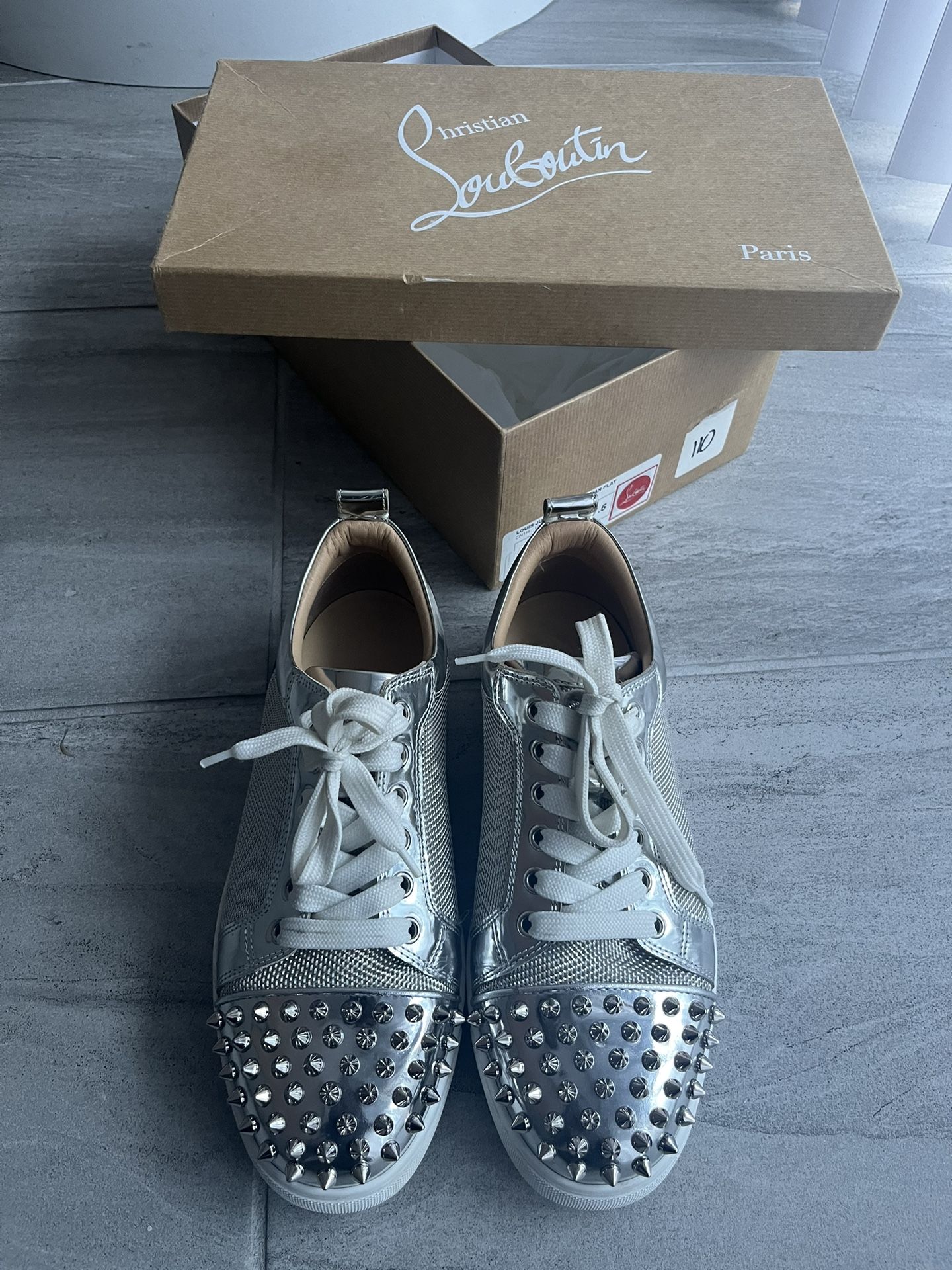 Christian Louboutin Junior Spikes Flats