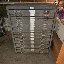 Flat File Fosters Cabinet 25 Drawer