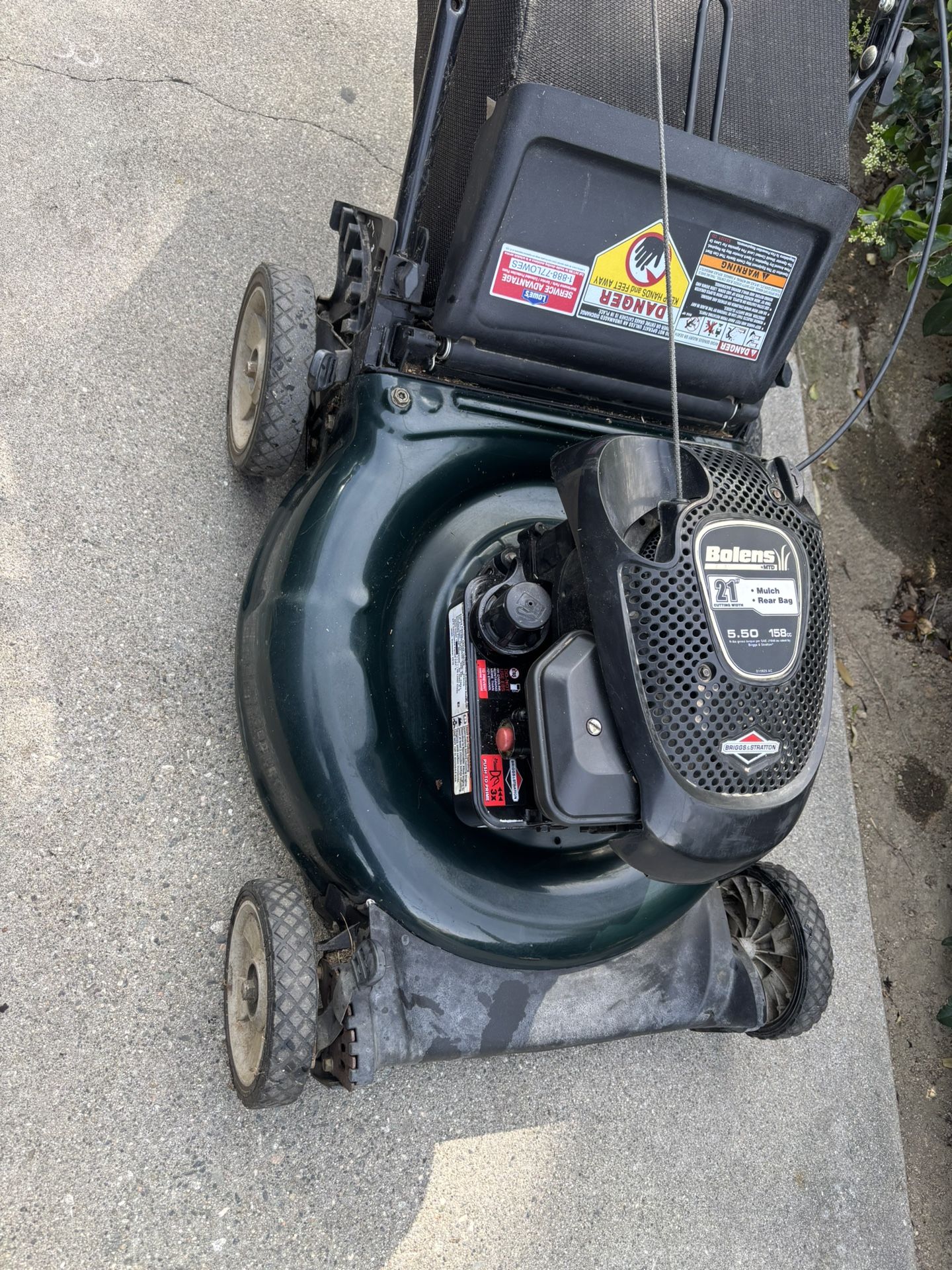 Bolens Push Mower Perfectly Working Condition Tested Before Buy It. 180$$ Cash