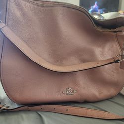 Coach Skylar Hobo Bag - Light Pink Pebble Leather