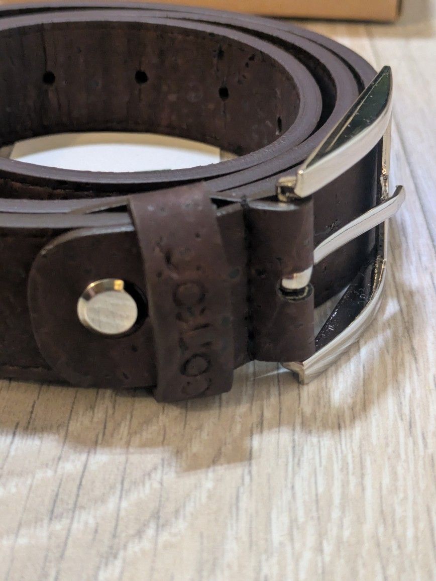 Corkor, Cork Vegan Belt, 30mm (1 1/8"), Large, New with Tags!